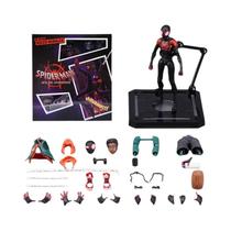 Figura de Ação Homem-Aranha - Miles Morales e Peter Parker - Spider-verse