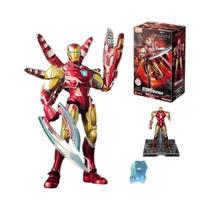 Figura De Ação Iron Man EX Champion Class BLOKEES MK85 Nano Armor 2.0 Avengers Bloco De Montar Figura De Ação Iron Man EX Champion Class BLOKEES MK85 Nano Armor 2.0 Avengers Bloco De Montar