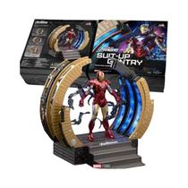 Figura De Ação Iron Man Suit-Up Gantry Marvel Legend Escala 1/10 Com Luz LED MK6 MK4 Armadura Tony
