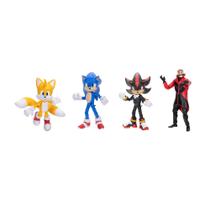 Figura de ação Jakks Pacific Sonic The Hedgehog 3, filme de 5 polegadas