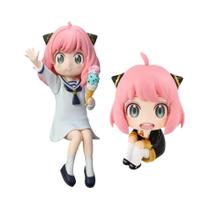 Figura De Ação Kawaii Anya Forger De 14CM Do Anime SPYFAMILY, Modelo Colecionável