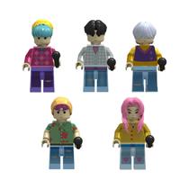 Figura De Ação Kawaii Mini K-POP Demon Hunters Blocos De Montar Brinquedos Educativos Para Crianças