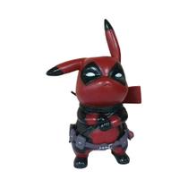 Figura De Ação Kawaii PVC De 12cm Do Pokemon Pikachu Deadpool Modelo De Cosplay Brinquedo Para