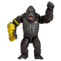 Figura de Ação Kong Godzilla x Kong - 15cm com Luva B.E.A.S.T. - Playmates Toys