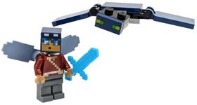 Figura de Ação LEGO Minecraft Herói com Elytra Phantom 5 cm