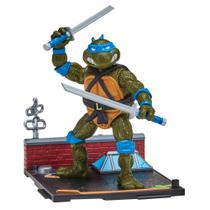 Figura de Ação Leonardo Remasterizado das Tartarugas Ninja 4" Figura de Ação Leonardo Remasterizado das Tartarugas Ninja 4"