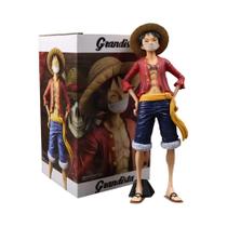 Figura de Ação Luffy Smiley - One Piece - 28cm - 3 Expressões Faciais