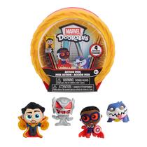 Figura de Ação Marvel Doorables Just Play Pacote com 4 Figura de Ação Marvel Doorables Just Play Pacote com 4