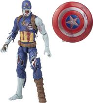 Figura de Ação Marvel Legends - Capitão América Zumbi (6 Polegadas) - Edição Premium