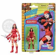 Figura de Ação Marvel Legends Retrô Elektra 9,5 cm