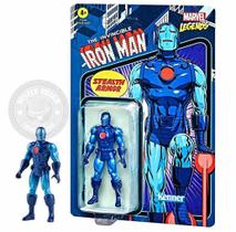 Figura de Ação Marvel Legends Retrô Stealth Homem de Ferro - Hasbro