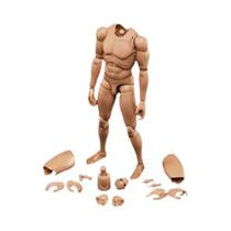 Figura de Ação Masculina - 6 Polegadas, Corpo Articulado, Cabeça Esculpida, Pele Europeia