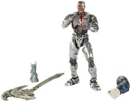 Figura de Ação Mattel Liga da Justiça Cyborg 15 cm