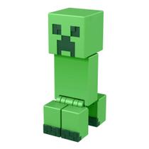 Figura de ação Mattel Minecraft Creeper com Build-a-Portal