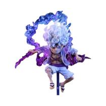 Figura De Ação Mini One Piece Luffy Gear 5 De 10cm, Modelo De PVC Do Deus Sol Nika, Brinquedo Para