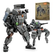 Figura de Ação MyBuild Alpha Apoio de Fogo 6021 Kit Mecha Figura de Ação MyBuild Alpha Apoio de Fogo 6021 Kit Mecha