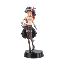 Figura De Ação Nami Com Roupa Preta De 19CM, ONE PIECE FILM RED, Modelo Colecionável Em PVC
