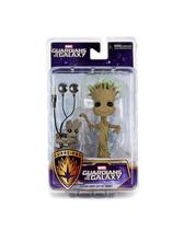 Figura de Ação NECA Groot Kit de Presente 20 cm com Fones, Batida Corporal Solar e Extensor de Cabo Figura de Ação NECA Groot Kit de Presente 20 cm com Fones, Batida Corporal Solar e Extensor de Cabo