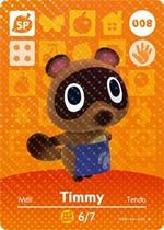 Figura de Ação Nintendo Animal Crossing Timmy Cartão Amiibo Figura de Ação Nintendo Animal Crossing Timmy Cartão Amiibo