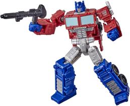 Figura de Ação Optimus Prime Classe Básica Guerra por Cybertron: Reino - Crianças de 8 anos ou mais, com 3,5 polegadas