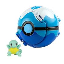 Figura de Ação Pokémon Pikachu e Squirtle - Brinquedo Colecionável