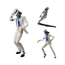 Figura De Ação PVC De 14cm Do Michael Jackson, Thriller, Com Roupa Branca, Decoração De Mesa,