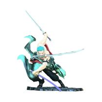 Figura de Ação Roronoa Zoro - 10cm - Três Lâminas - Colecionável