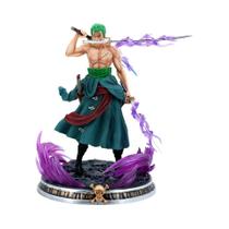 Figura de Ação Roronoa Zoro One Piece 21cm - PVC - Presente de Aniversário/Natal