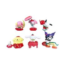 Figura De Ação Sanrio Kitty Cinnamoroll Melody Caixa Surpresa Modelo Brinquedo Presente Para Meninas