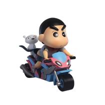 Figura de ação Shinnosuke, montando motocicleta, modelo de PVC de 15 cm Figura de ação Shinnosuke, montando motocicleta, modelo de PVC de 15 cm