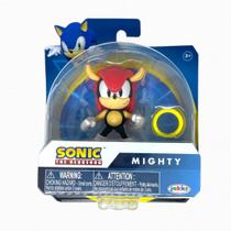 Figura de Ação Sonic The Hedgehog Mighty 2,5" com Anel