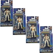 Figura de Ação Star Troopers Galactic Force Kit 4 Bonecos - Toyng