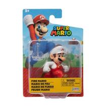 Figura de Ação Super Mario Fogo Mario 6 cm Colecionável