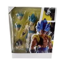 Figura De Ação Super Saiyan Gogeta Com Cabelo Azul Dragon Ball Modelo De PVC Brinquedo Presente