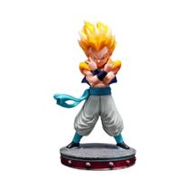 Figura De Ação Super Saiyan Gotenks 15cm Dragon Ball Anime Estátua De PVC Modelo De Ornamento Para