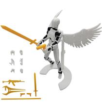 Figura de ação T13 montada com suporte Robot Dummy13 de 13,7 cm Figura de ação T13 montada com suporte Robot Dummy13 de 13,7 cm