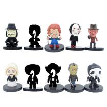 Figura de ação Tewqita, personagens de filmes de terror, Halloween, crianças