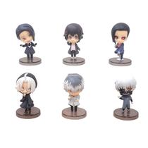 Figura de ação Tokyo Ghoul Kaneki Ken 5 cm PVC 6 unidades/lote