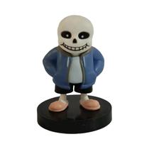 Figura de ação Undertale Sans e Flowey Combo Pack colecionável com placas faciais intercambiáveis