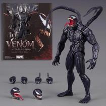 Figura de Ação Venom Carnage Homem-Aranha - Brinquedo Colecionável com Rosto Móvel