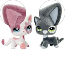 Figura de animal flocada Toy Pet Shop, gato de cabelo curto, 5 cm, 2 peças Figura de animal flocada Toy Pet Shop, gato de cabelo curto, 5 cm, 2 peças