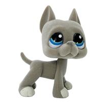 Figura de animal flocado Great Dane Dog Toy, 5 cm, PVC Figura de animal flocado Great Dane Dog Toy, 5 cm, PVC