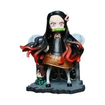 Figura De Anime De 14cm Anya Cos Kamado Nezuko Demon Slayer Vestido Da Academia Spy X Family Modelo