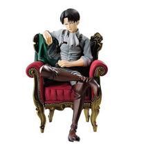 Figura de anime de brinquedo Levi Soldier em PVC de 15 cm para coleção