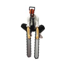 Figura De Anime Denji Power Chainsaw Man, Modelo De PVC Movível Com Capacete De Motosserra, Presente