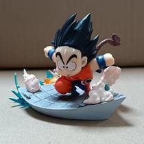 Figura De Anime Dragon Ball Goku De 8cm Son Goku Comendo Mouse Estátua De PVC Figura De Ação
