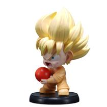 Figura de anime, estátua, Toy Dragons Ball, Chibi Goku, 12 cm, PVC Figura de anime, estátua, Toy Dragons Ball, Chibi Goku, 12 cm, PVC