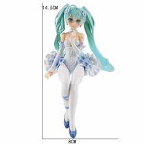 Figura De Anime Kawaii Hatsune Miku, Modelo Em PVC, Presente De Aniversário Para Subcultura De Moda Figura De Anime Kawaii Hatsune Miku, Modelo Em PVC, Presente De Aniversário Para Subcultura De Moda