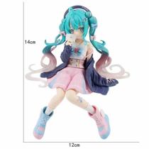 Figura De Anime Kawaii Hatsune Miku, Modelo Em PVC, Presente De Aniversário Para Subcultura De Moda Figura De Anime Kawaii Hatsune Miku, Modelo Em PVC, Presente De Aniversário Para Subcultura De Moda