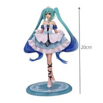 Figura De Anime Kawaii Hatsune Miku, Modelo Em PVC, Presente De Aniversário Para Subcultura De Moda Figura De Anime Kawaii Hatsune Miku, Modelo Em PVC, Presente De Aniversário Para Subcultura De Moda